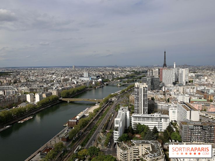 Ballon de Paris au parc André-Citroën : nos photos du vol à bord de l'aéronef - visuel Paris - vue aérienne Paris - vue toit Paris