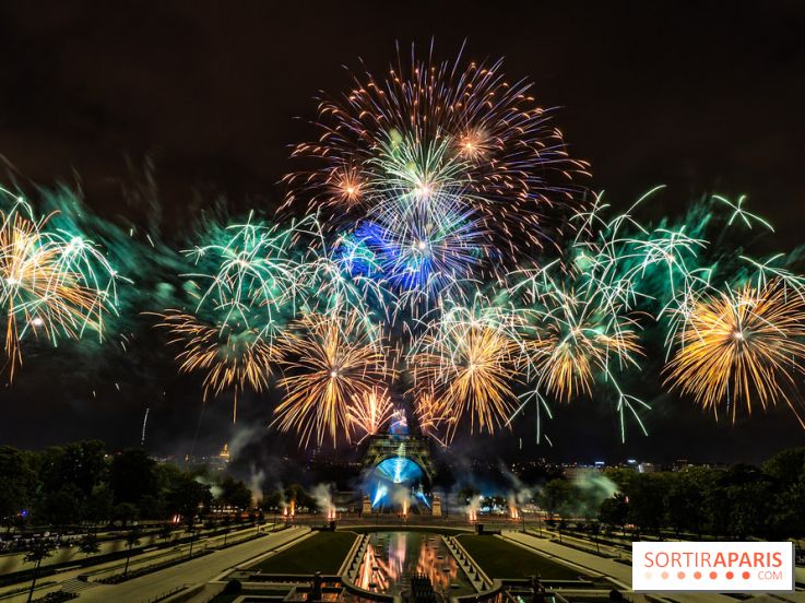 Le feu d’artifice du 14 juillet 2025 de Paris - les photos