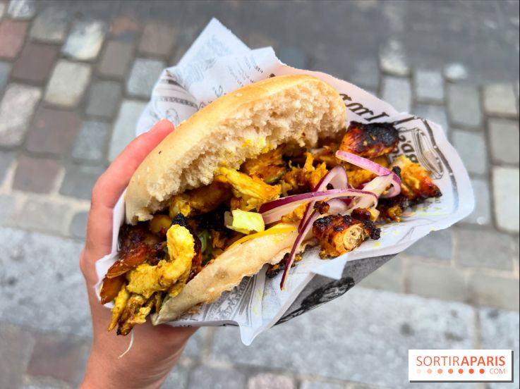 Ti Dodo Gourmand - Sandwich dipain rond poulet