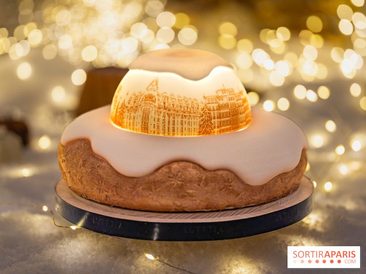 la Bûche de Noêl du Mandarin Oriental Lutetia aux Lumières de Paris - A7C08080