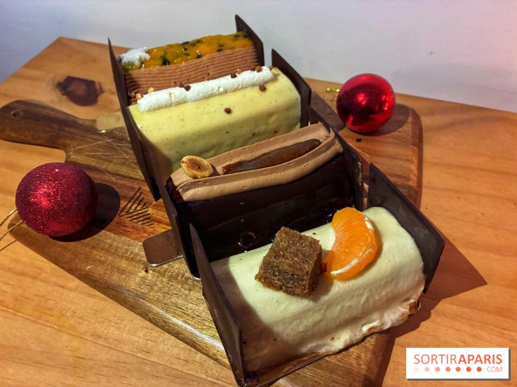 Bûches de Noël végétales de La Mauvaise Herbe - IMG 1590