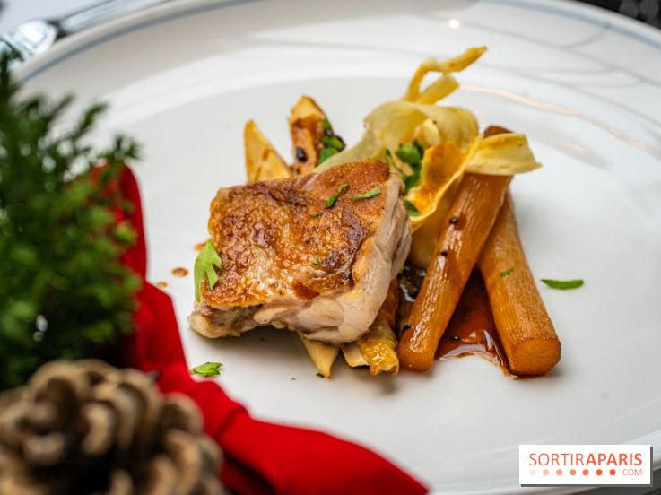 Le menu festif de décembre du Marguerite 1606 au Domaine de la Reine Margot - les photos