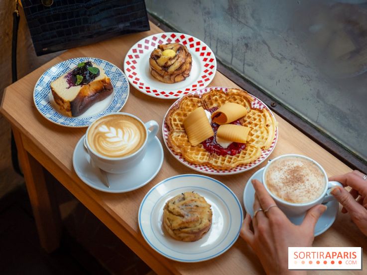 Bonne Montmartre, le coffee shop Norvégien Paris 18e - gaufre