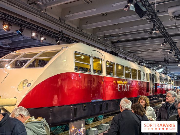 Salon Rétromobile 2026 à Paris - train Bugatti