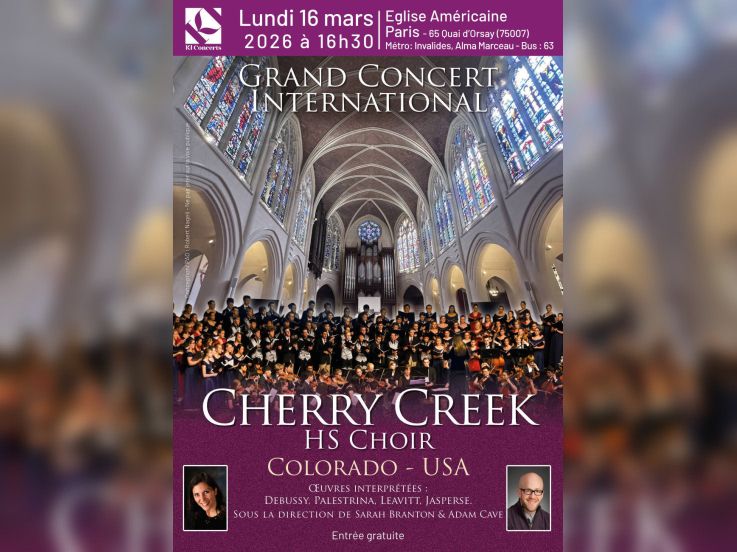 Grand Concert de Chant Choral à l'Eglise Américaine de Paris