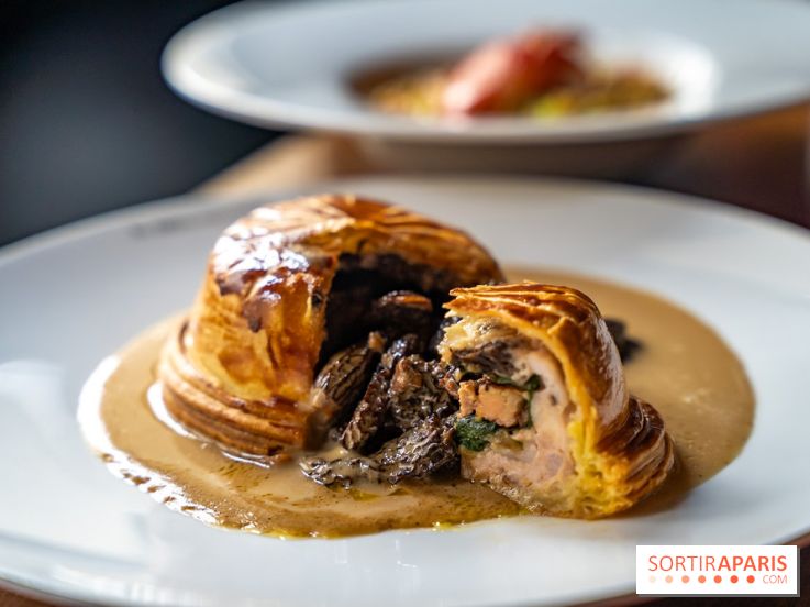 Les 110 de Taillevent, le restaurant traditionnel en accords mets et vins - photo - tourte aux morilles