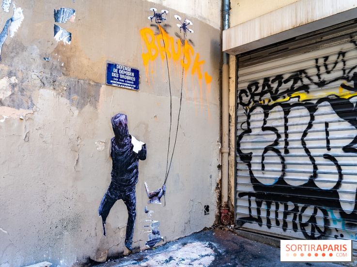 Le parcours street-art de Brusk à Paris à l'occasion d'Urban Art Fair