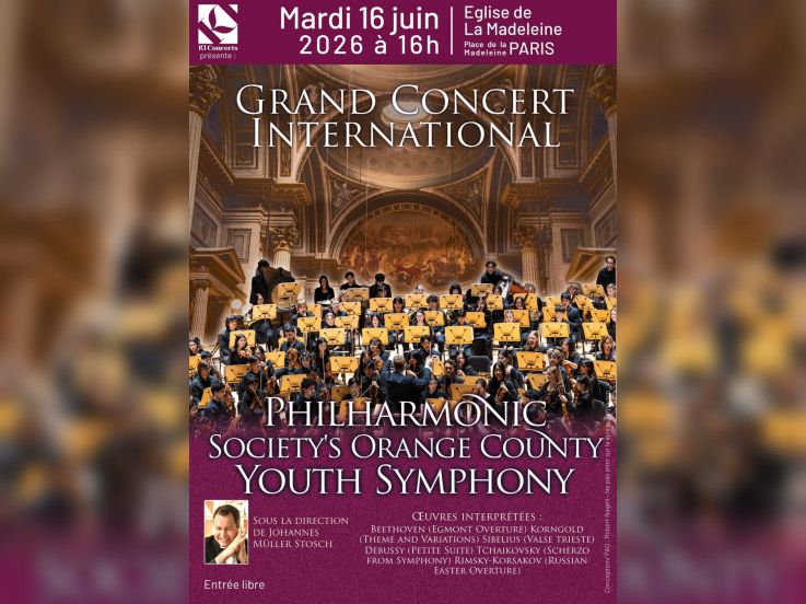 50 jeunes musiciens américains en concert à La Madeleine