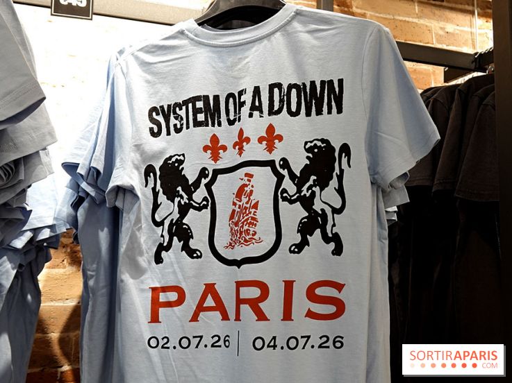 Pop-up store System of a Down à Paris - nos photos