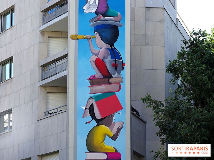 Seth, nos photos de sa nouvelle fresque monumentale à admirer dans le 19e à Paris - Seth 8