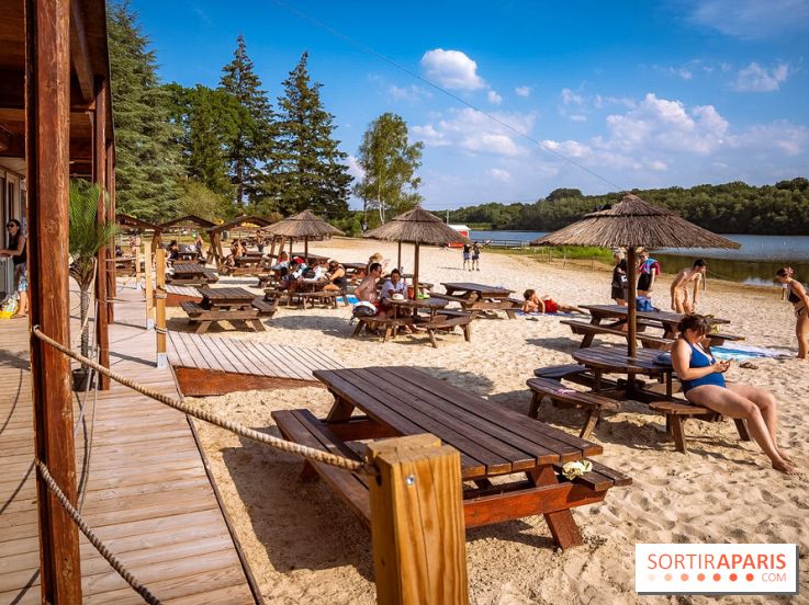La plage et guinguette des Étangs de Hollande - photos