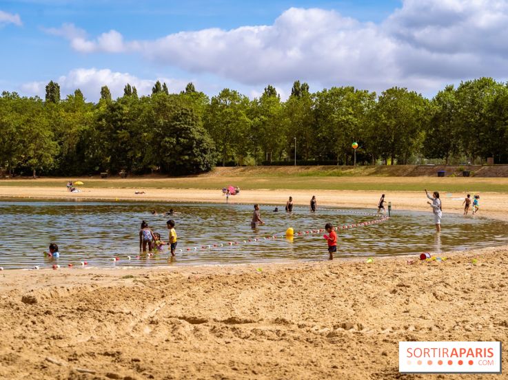 Île de loisirs du Val de Seine dans les Yvelines, plage, baignade et activités - photos