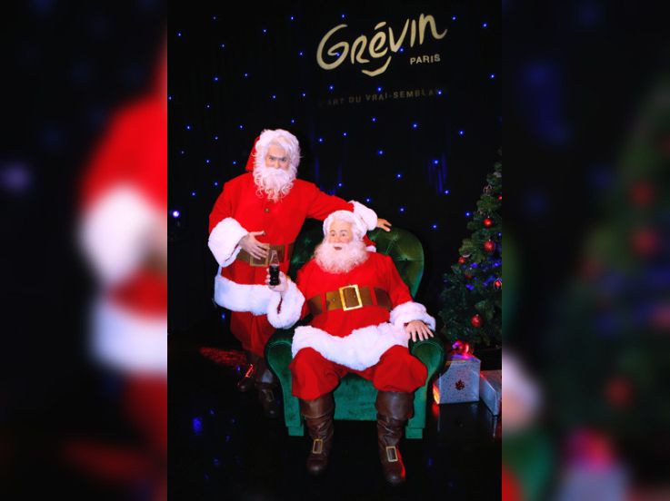 Le Père Noël Coca-Cola au Musée Grévin