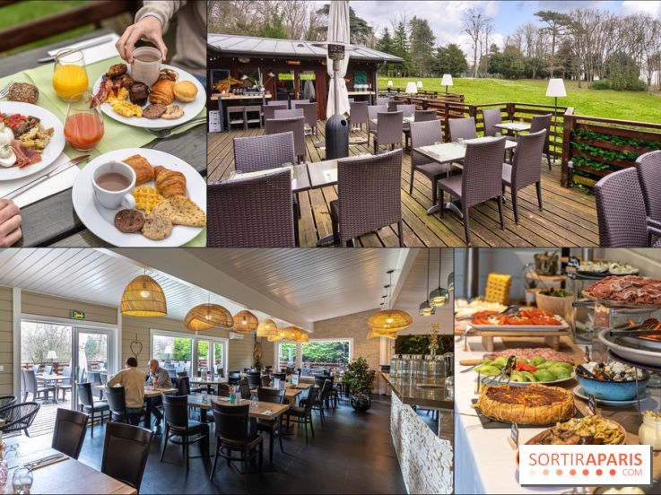 Le brunch à volonté de la Parenthèse Verte dans les Yvelines et sa terrasse au vert