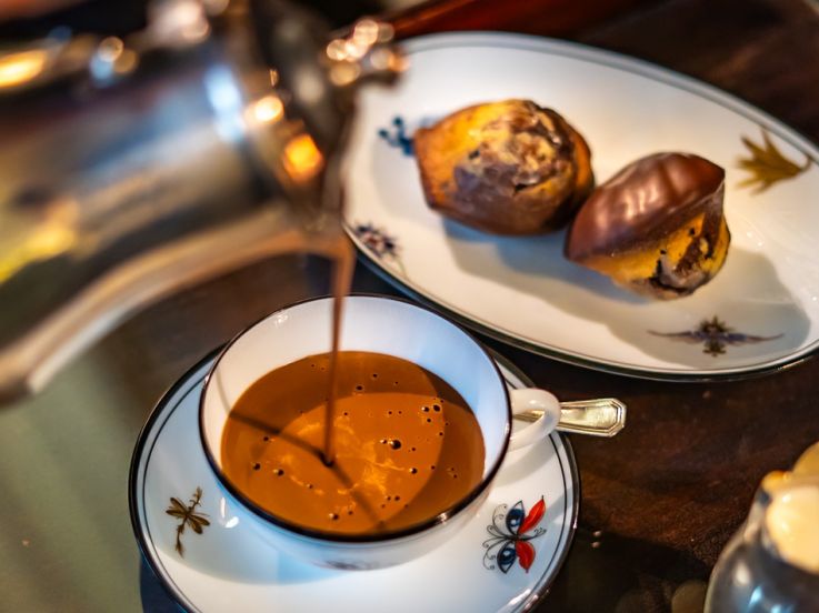 Le chocolat chaud signature de La Réserve spécial goûter raffiné