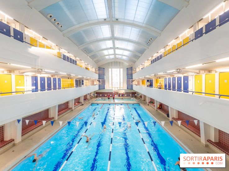 La piscine Château Landon, la plus  vieille piscine de Paris a rouvert ses portes dans le 10e