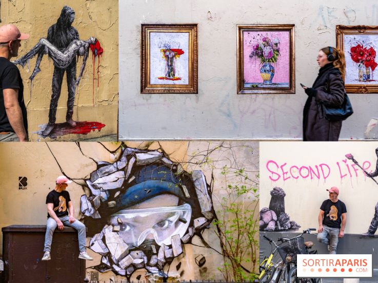 Brusk dévoile un parcours street-art inédit à Paris