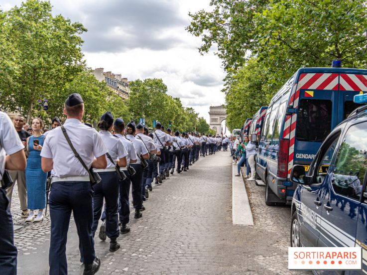 14 juillet, 7000 gendarmes et policiers mobilisés pour la Coupe du Monde et le defilé