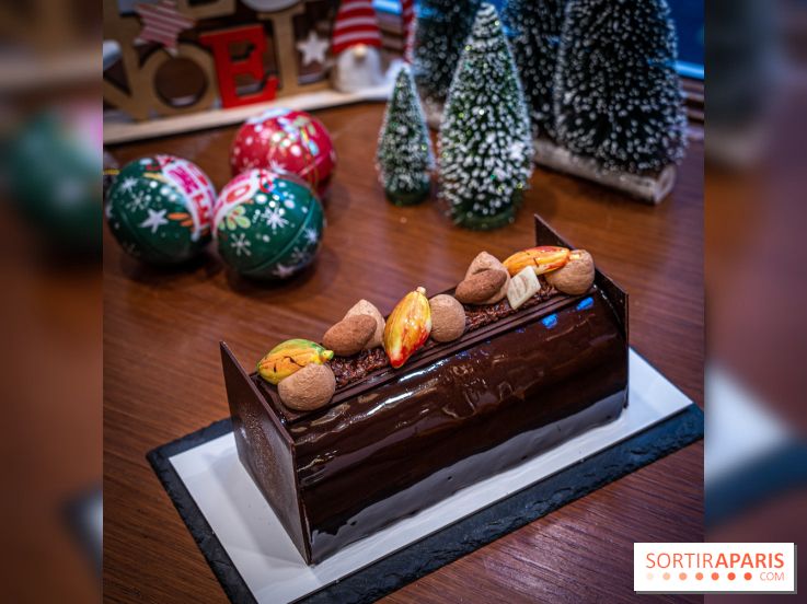 La bûche et les chocolats de Noël de la Reine Astrid 2021