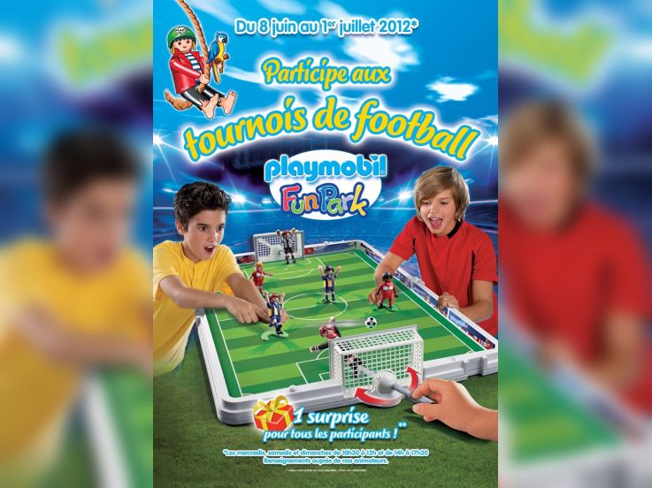 Les tournois de football au Playmobil Funpark
