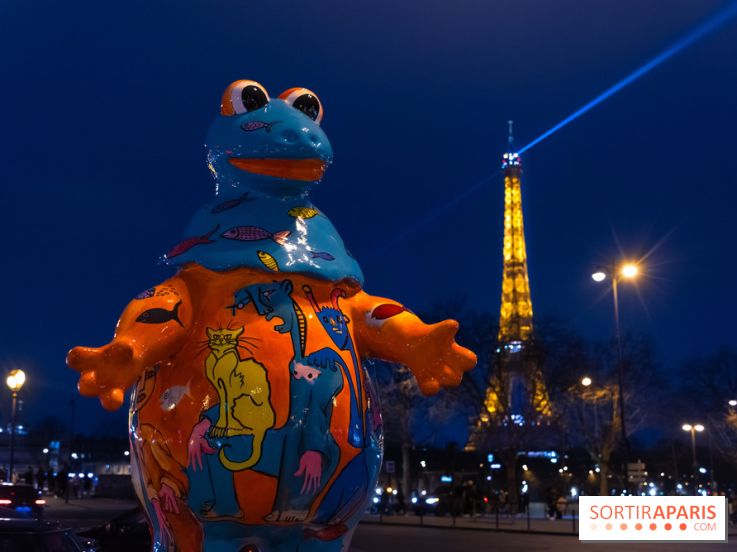 L’exposition de sculptures géantes de Julien Marinetti, avenue George V 