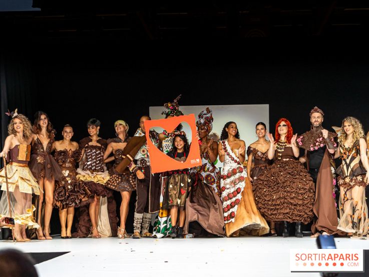 Salon du Chocolat 2022, les photos du défilé de robes et tenues en chocolat