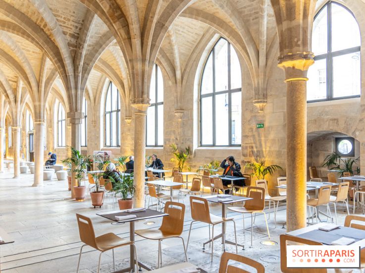 La table des Bernardins, le café-restaurant niché dans la nef du Collège des Bernardins