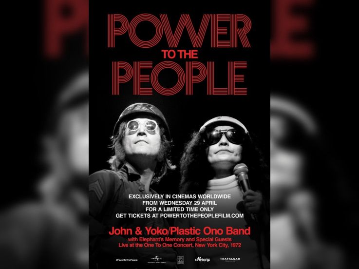 John Lennon et Yoko Ono : le film de leur concert « Power To The People » diffusé au cinéma