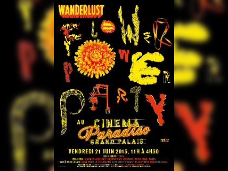 Cinema Paradiso SuperClub : The Wanderlust Flower Power Party au Grand Palais