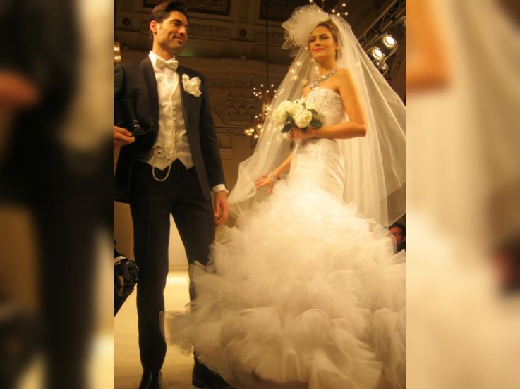 Salon du Mariage couture, Mariage au Salon 2012