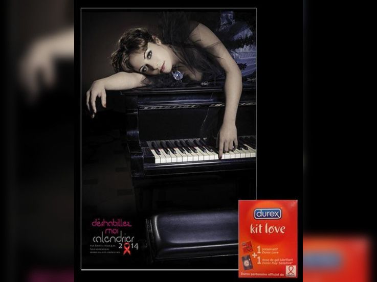 Déshabillez-moi, le calendrier en faveur de la lutte contre le SIDA