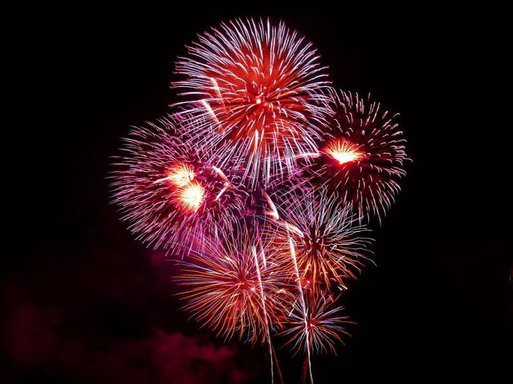 Feu d'artifice du 14 juillet 2016 au Mureaux
