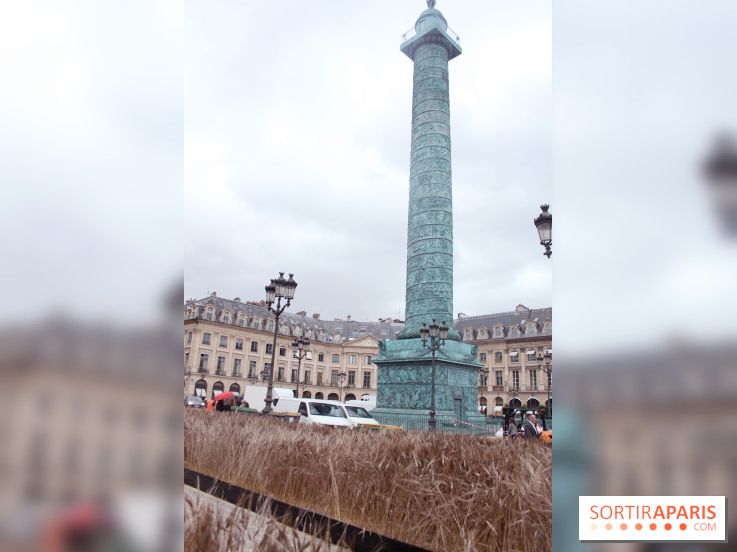 Gad Weil installe son Champ de Blés Place Vendôme