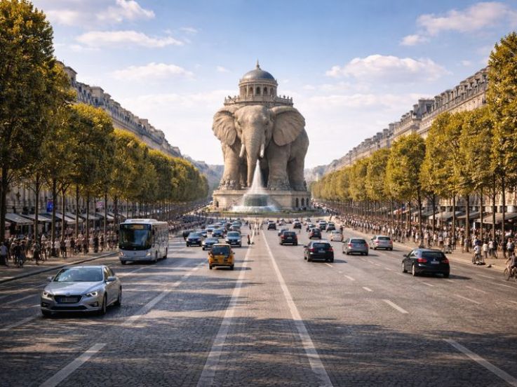 Le saviez-vous ? Il y a failli y avoir un éléphant à la place de l’Arc de Triomphe