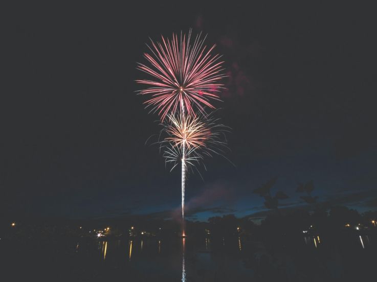 Feu d'artifice du 14 juillet 2022 à Stains (93)