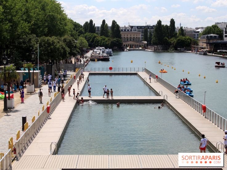 La baignade Bassin de la Villette