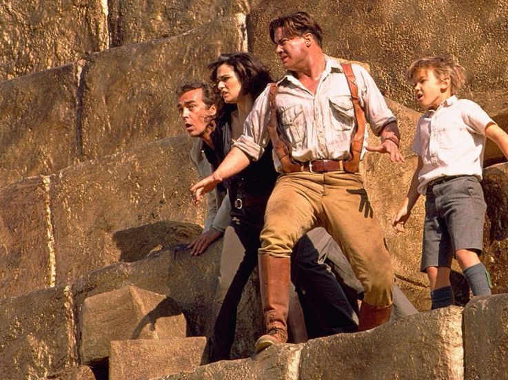 Le Retour de la Momie : Brendan Fraser, John Hannah, Rachel Weisz, Freddie Boath
