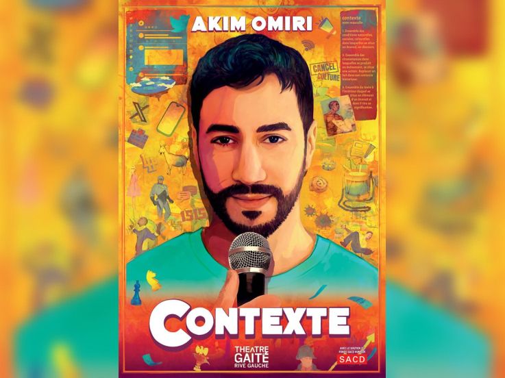 Contexte : le spectacle d’Akim Omiri reprend à la Gaîté Rive Gauche