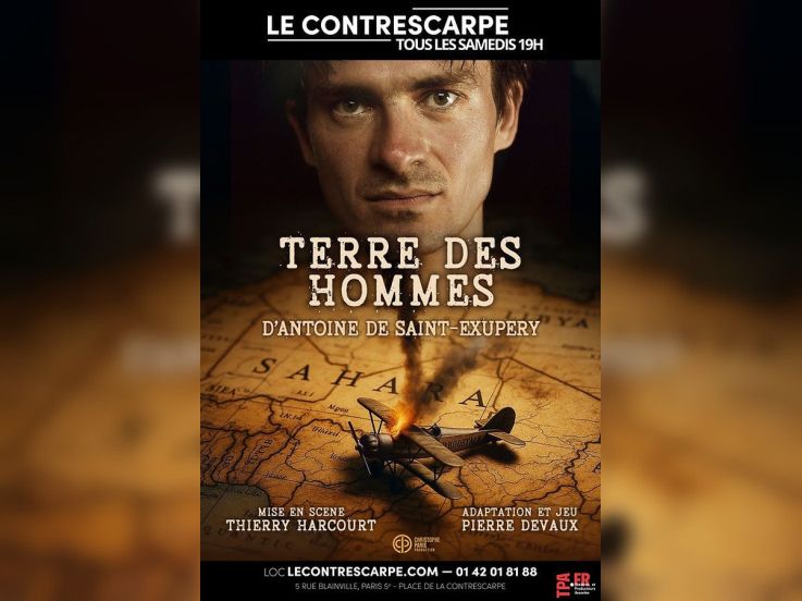 Terre des hommes, Saint-Exupéry adapté au Contrescarpe