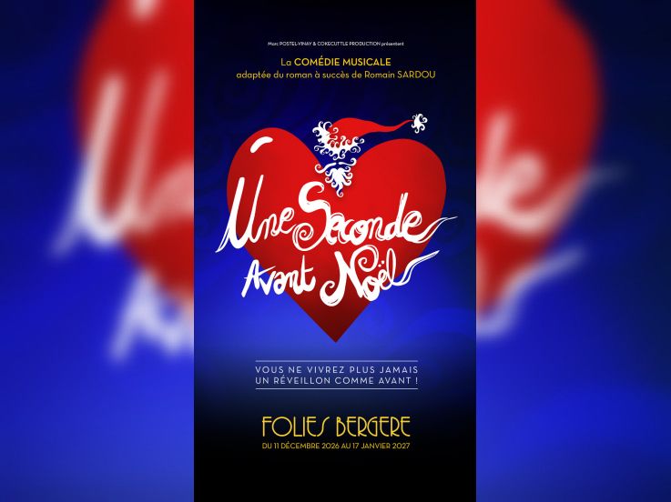 Une Seconde avant Noël : comédie musicale aux Folies Bergère en décembre 2026