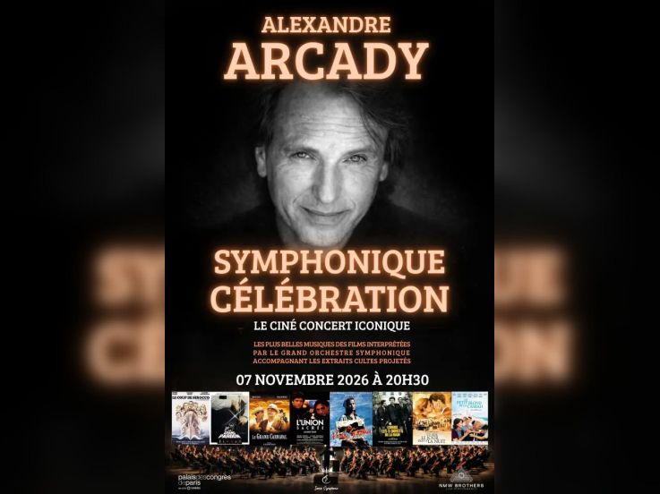 Alexandre Arcady : un ciné-concert symphonique au Palais des Congrès le 7 novembre