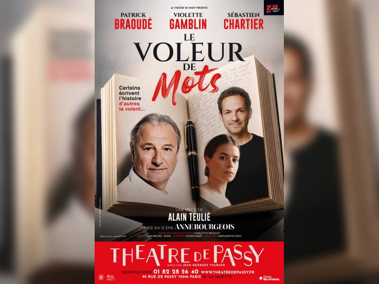 Le Voleur de mots avec Patrick Braoudé au Théâtre de Passy