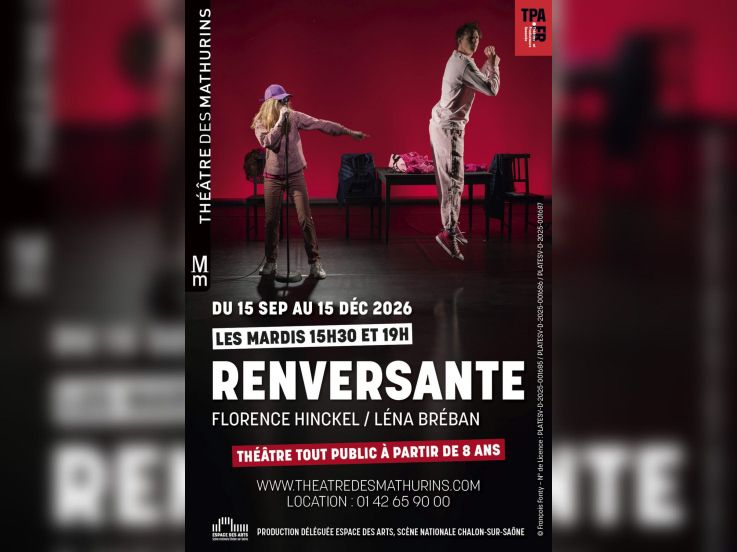 Renversante : un théâtre en famille aux Mathurins à Paris