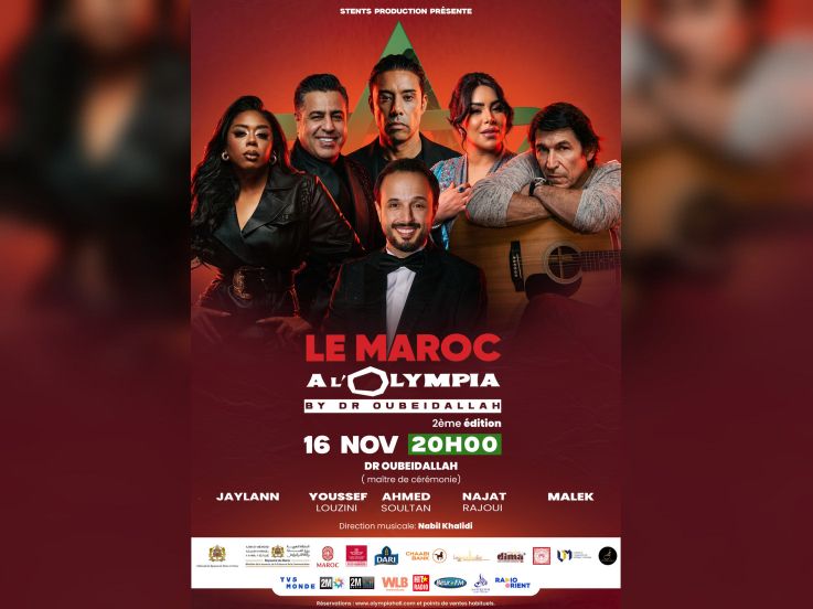 Le Maroc à l’Olympia : une soirée musicale à Paris en novembre