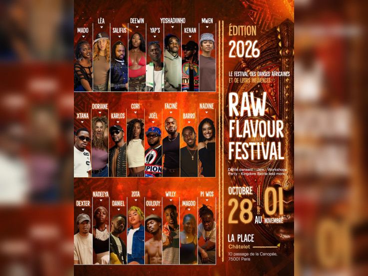 Raw Flavour Festival : danses africaines à La Place