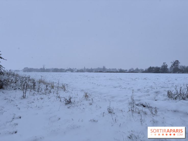 La Neige à Paris - village ile de france