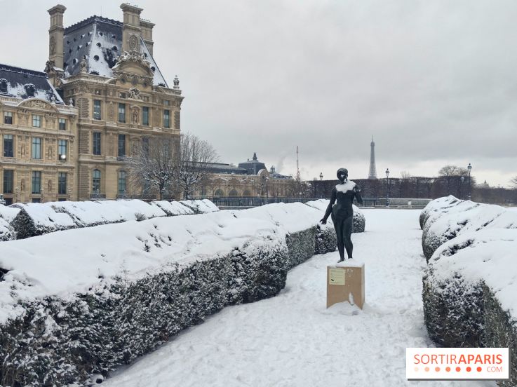 La Neige à Paris - Jardin des Tuileries