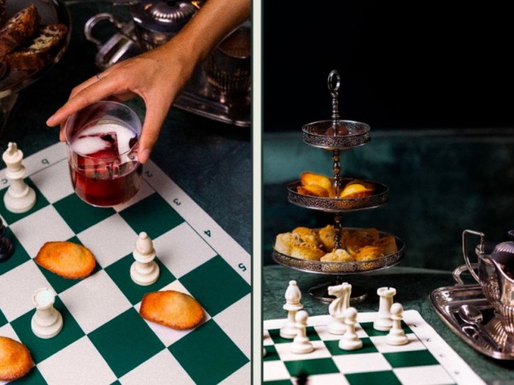 Chess and Cakes, tea time et tournoi d'échecs à l'hôtel Monsieur George, un dimanche par mois