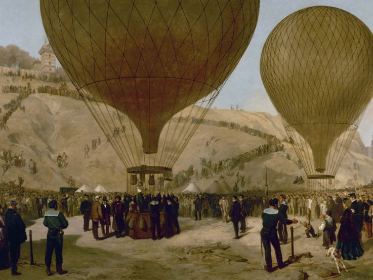 Éphéméride du 7 octobre à Paris : Gambetta s'échappe de Paris assiégé en ballon volant