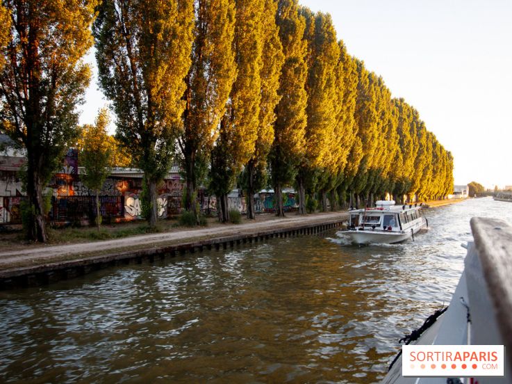 Croisière sur le canal de l'Ourcq